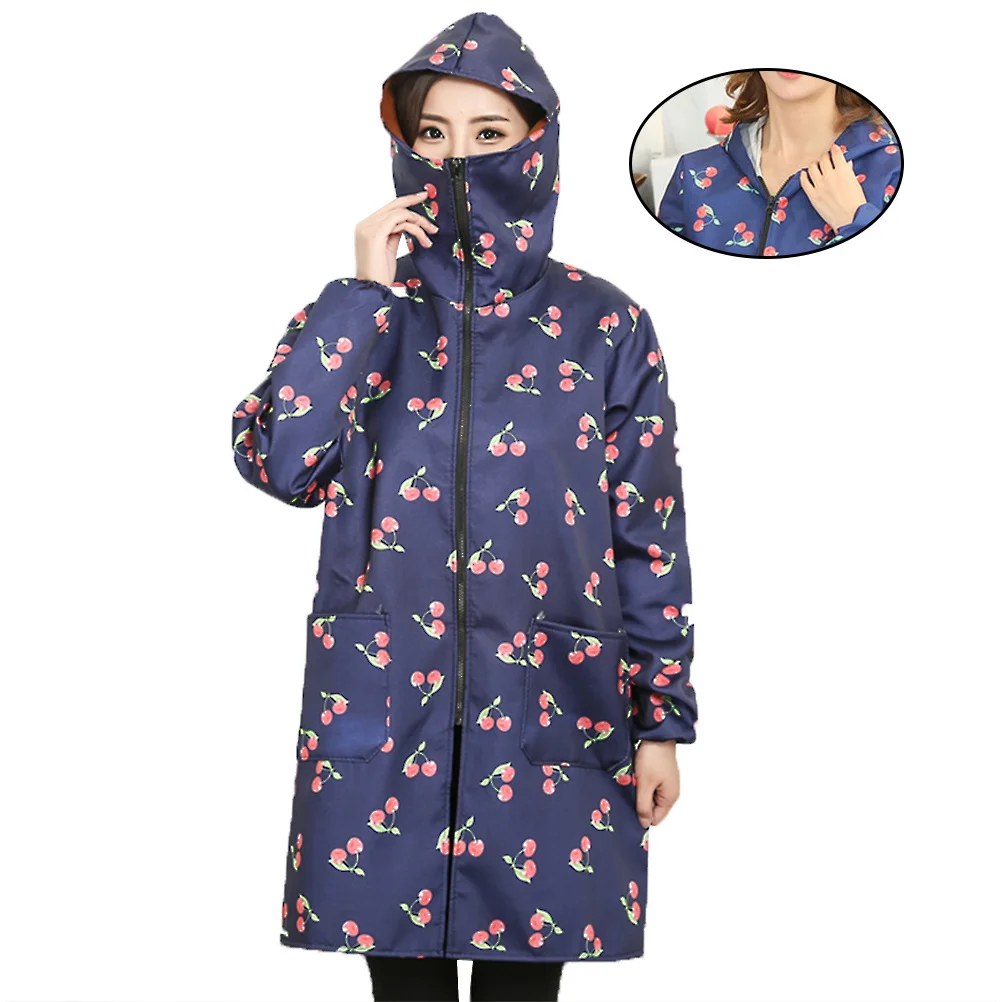 Masker Overkleding Lange mouwen Kers Maat Xxl Waterdicht Oliebestendig Zonnebrandcrème Keuken Werkkleding Thuis Comfortabel