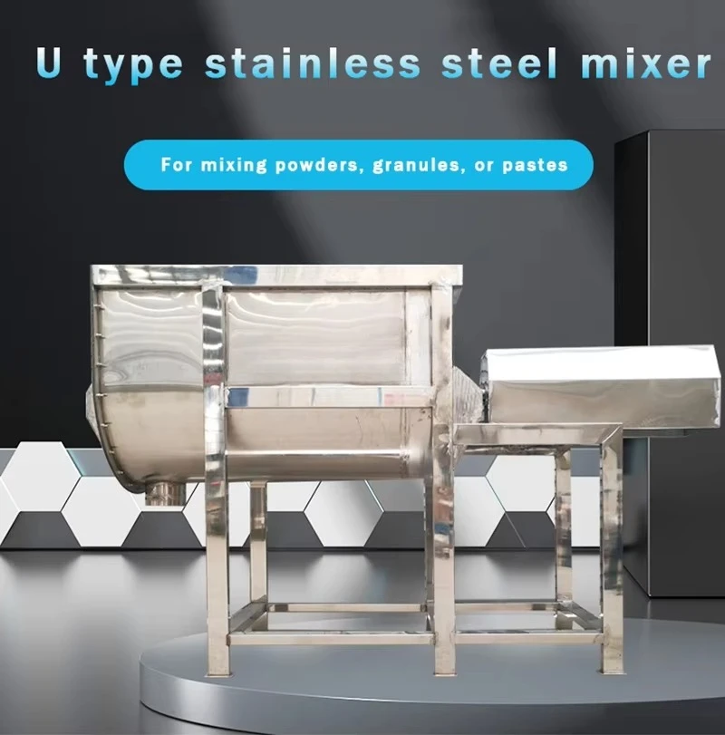

Powder U-type fragrance mixer Flour twin screw mixer