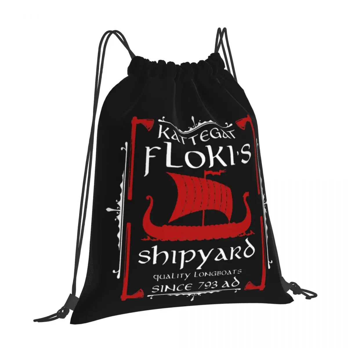 Drawstring Bags Gym Bag Flokis Shipyard Kattegat Party New Design Fashion Streetwear Backpack Novelty Hot Sale Infantry pack