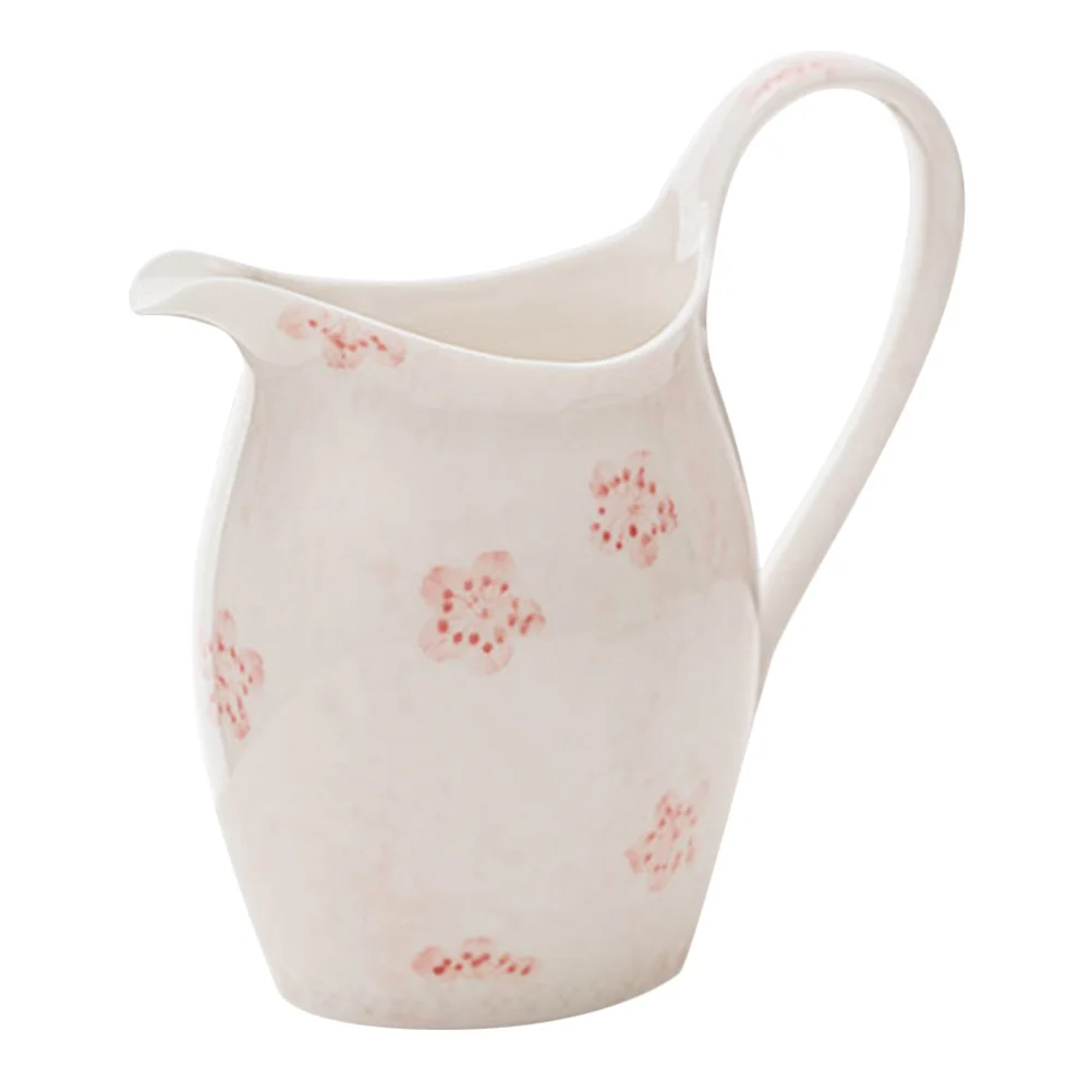 

Ceramic Milk Pitcher Wear-Resistant Mini Creamer Jug for Sauce Gravy Coffee Serving Ceramic Creamer Pitcher
