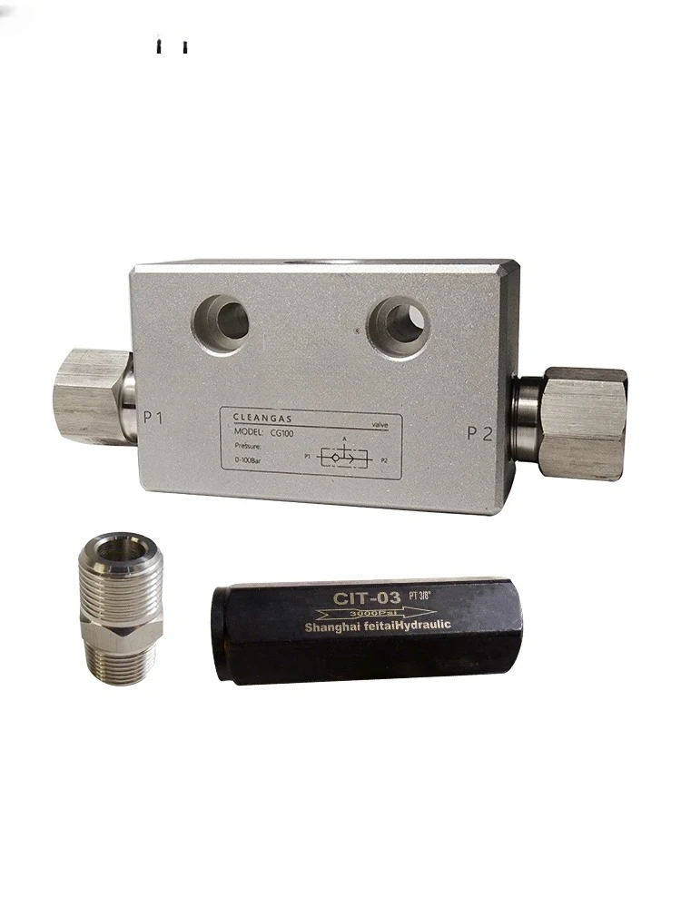

Pneumatic aluminum alloy shuttle valve Shuttle Gas diverter Three-way High pressure air control
