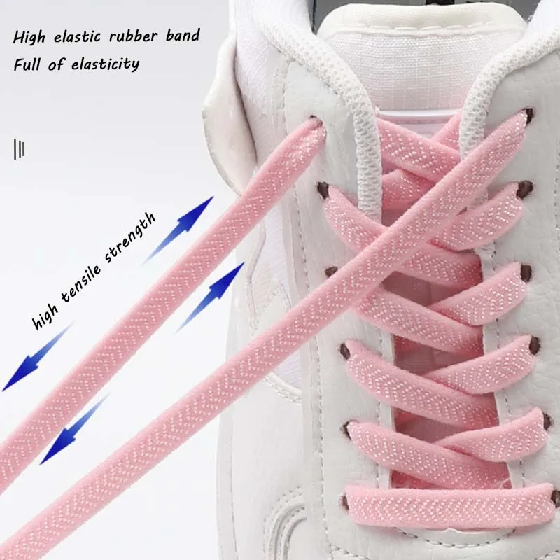 Lacci magnetici senza cravatte lacci elastici colorati Sneakers No Tie lacci per scarpe lacci piatti scarpe accessori donna uomo