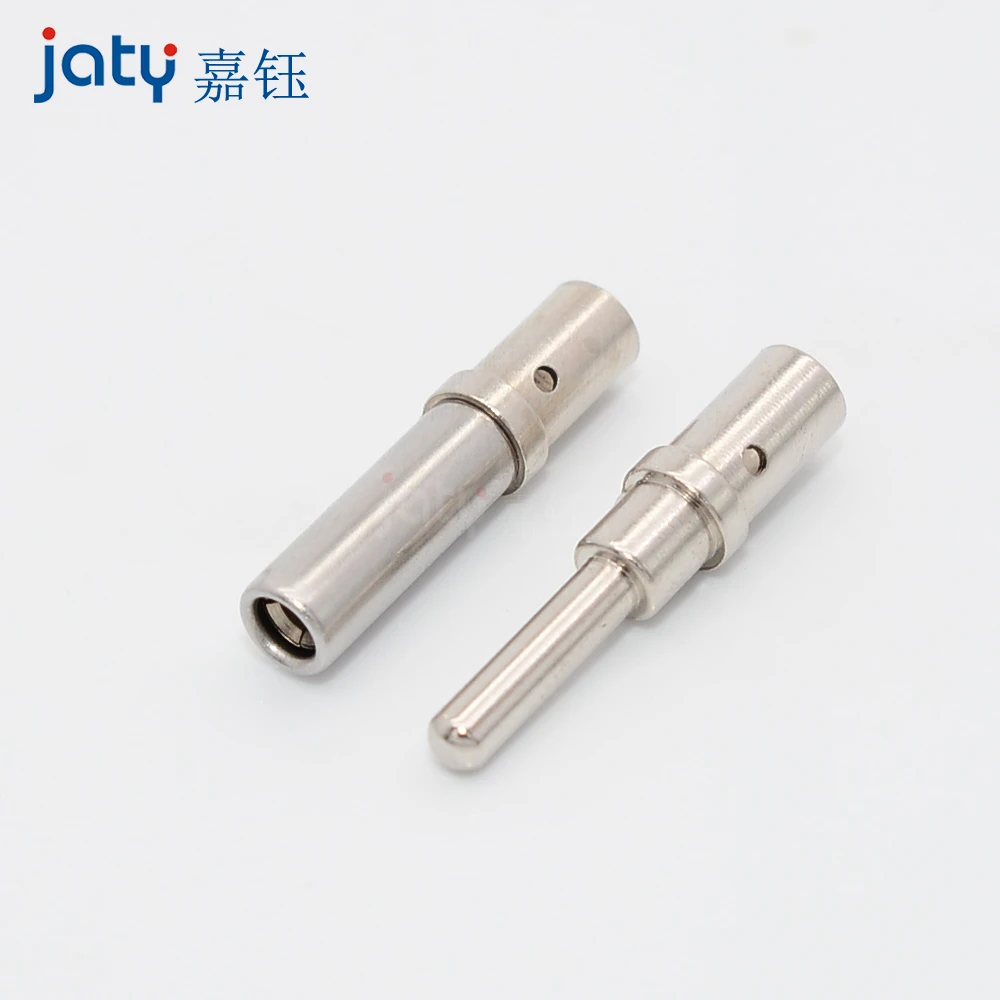 20pcs 0462-203-12141/0460-204-12141 Stainless Steel Solid Terminal 14-12AWG  Deutsch DTP Autom0otive Connector Round Crimp