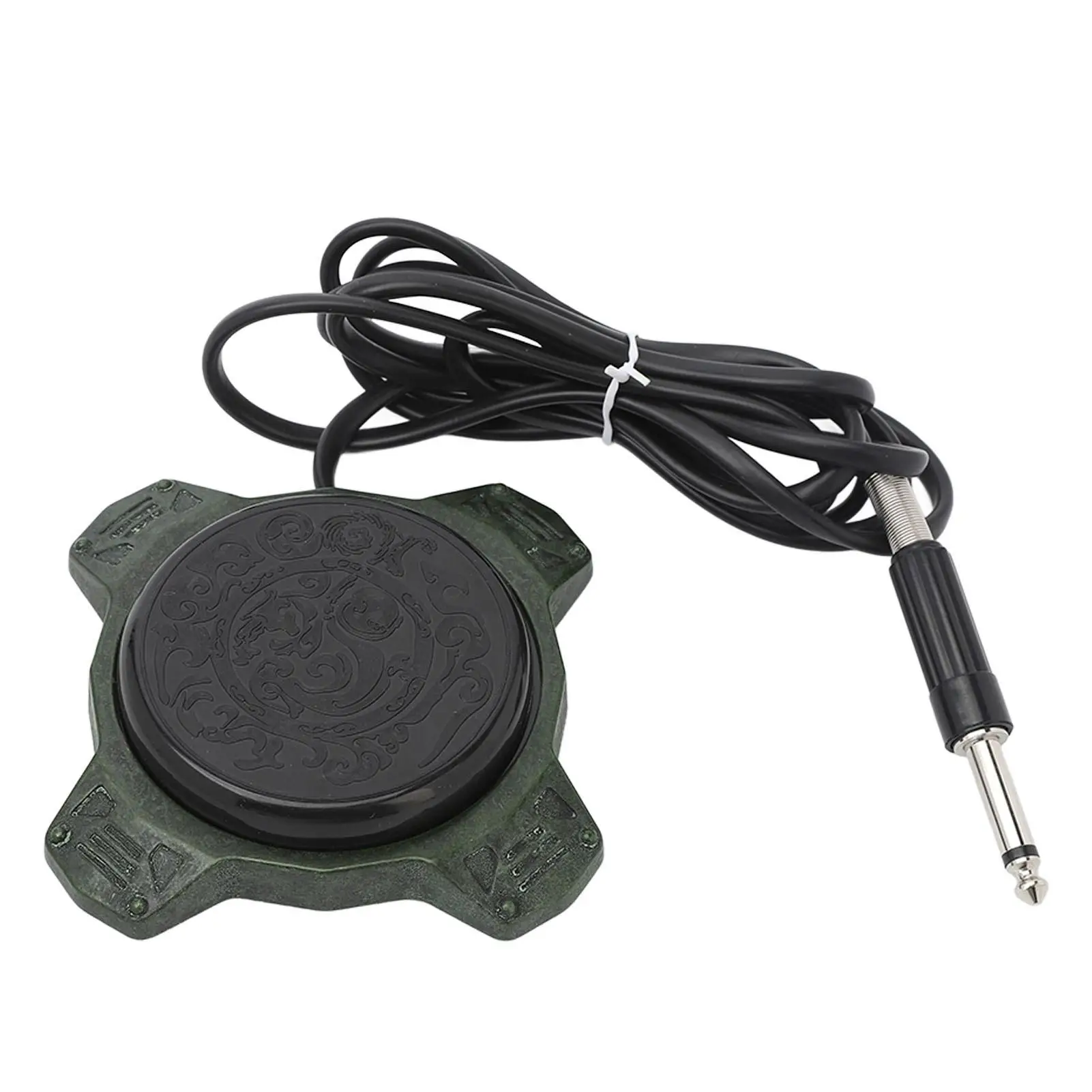 

Sensitive for tattoo Foot Pedal with Copper Wire and Aluminum Alloy 1.85m Silicone Cable for Professional for tattoo Artists