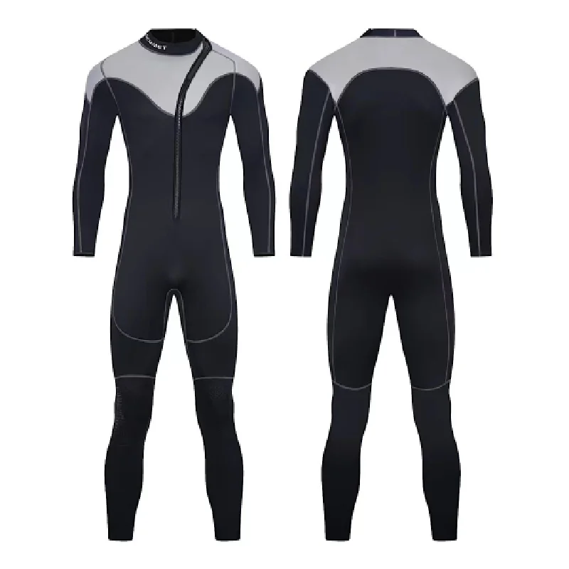 

Men 3MM Neoprene Diving Surfing Swimming Full Suits in Cold Water Front zipper