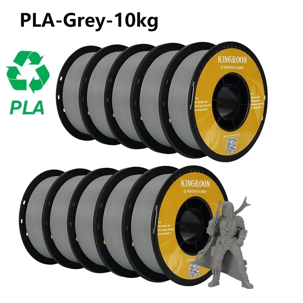 Top! 3D Printer 10KG PLA PETG ABS Filament 3D Printing Plastic Material 1.75mm 100% No Bubble Spool