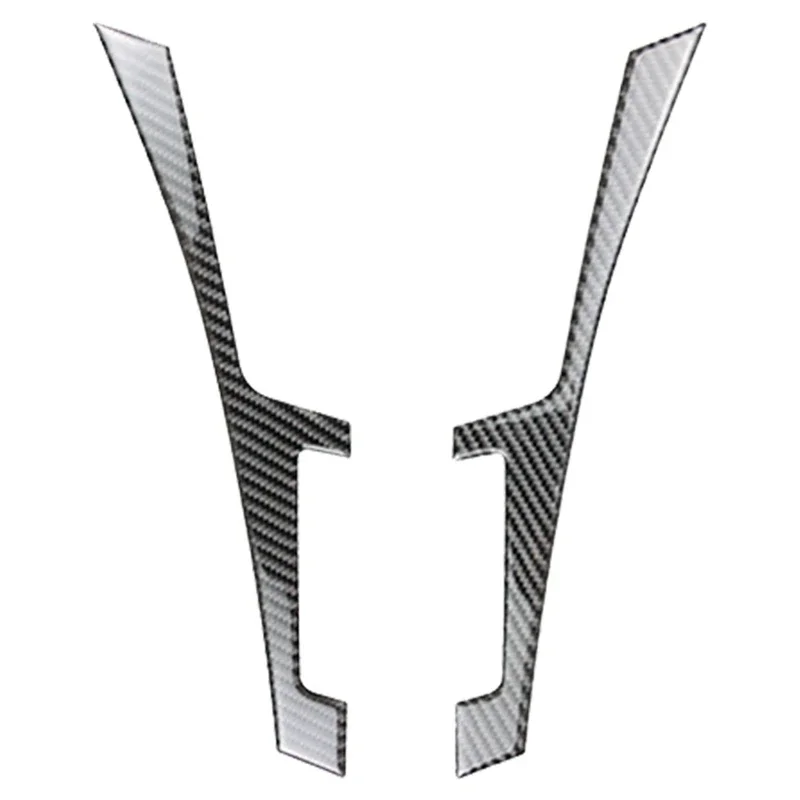 Car Center Console Trim Cover Sticker Carbon Fiber Style Side Frame Bezel Strip for Infiniti Q50 Q60 2014 2015 2016 2017 2018