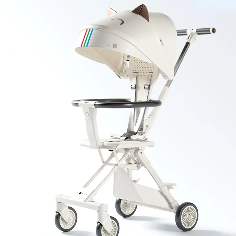 

Ultra Lightweight Stroller, Children's Stroller Baby Carriage Two-way Free Commutation Folding Baby Strollers Walking Stroller