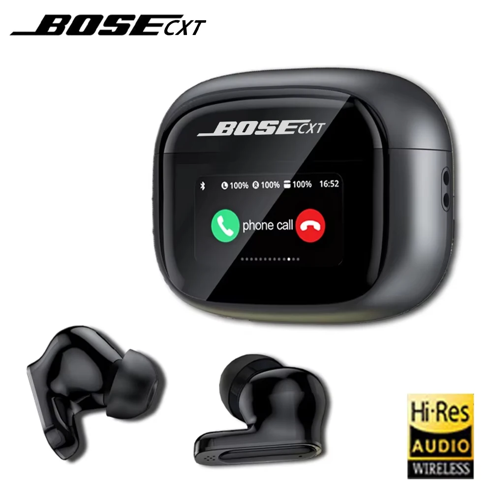 BOSECXT V11 سماعات رأس تعمل باللمس ANC Bluetooth5.4 سماعات إلغاء الضوضاء HiFi ستيريو لاسلكية داخل الأذن ENC مع ميكروفون #1