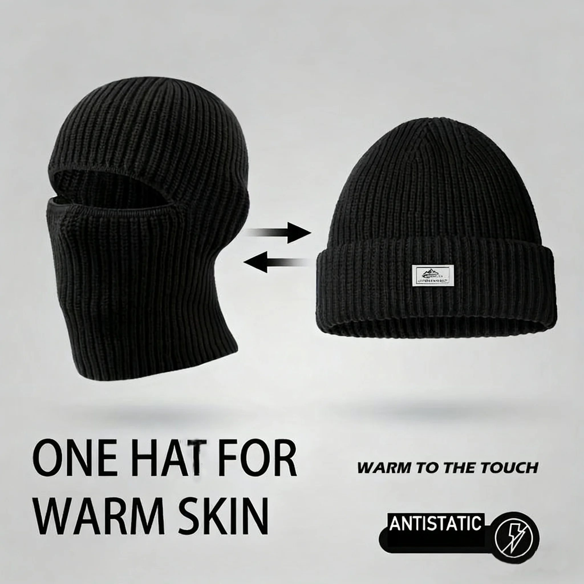 Unisex Winter Balaclava Hat Faux Fur Fleece Warm Cover for Snow Sports Gustave Men Women Trapper Hat Warm Windproof Trooper Hat  main image 2