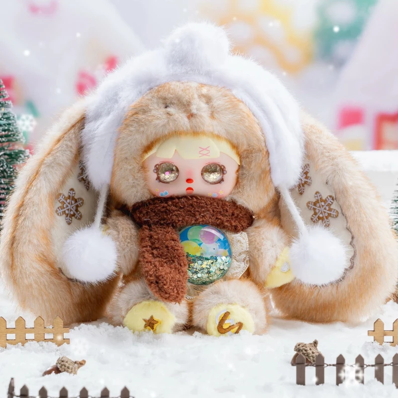 

Mocicici плюшевая слепая коробка сахарное сердце кролик 2-го поколения теплые шепперы серии зимняя тема сюрприз загадочная игрушка подарок для девочек