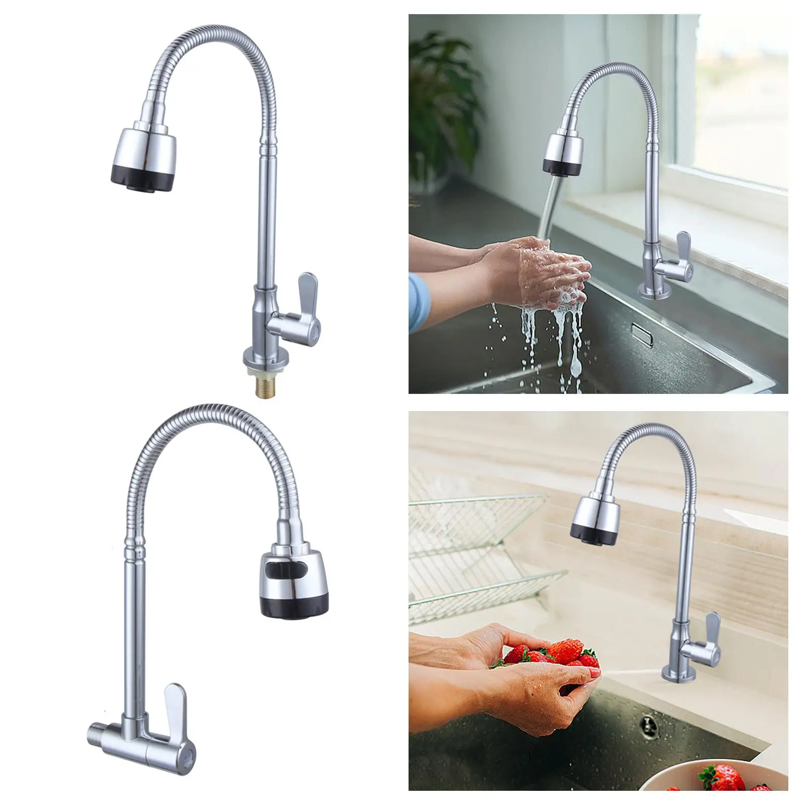 

Индивидуальный кран для холодной воды, кухонный кран из нержавеющей стали для домашней ванны