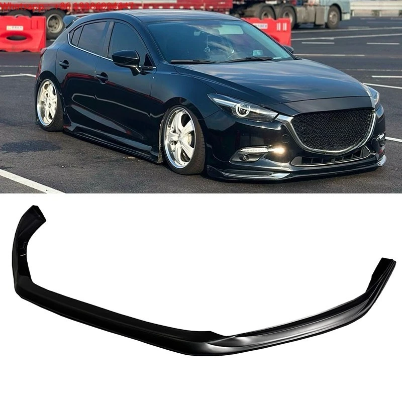 For Front Lip Separator Diffuser Side Skirt Accessory Body Kit for Mazda3 Car's Front and Rear Bumpers Mazda Speed Ms