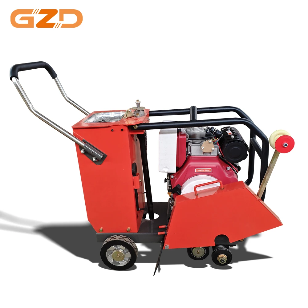 High Efficiency Customized Blade Diesel And  Concrete Cutter Saw 0-180mm Depth Road Cutting Machine