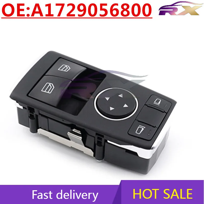 

OEM:A1729056800 Suitable for 2012-2016 Mercedes-Benz W204 C350 glass lift main switch window control switch