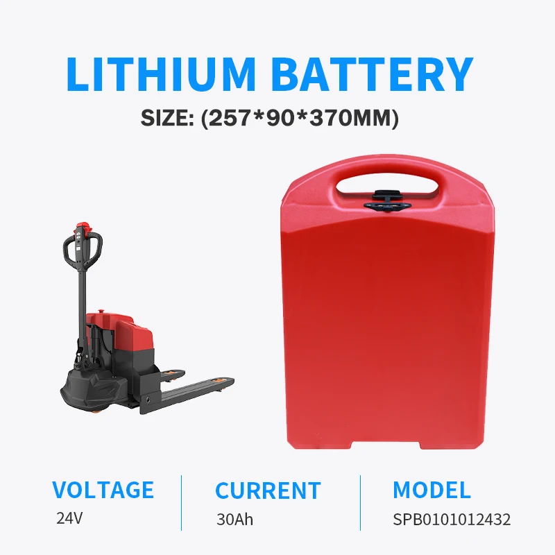 

for Electric Forklift pallet jack CBD15J-LI3 24V 30Ah LiFePO4 Lithium Battery Universal Professional Test Lithium Battery