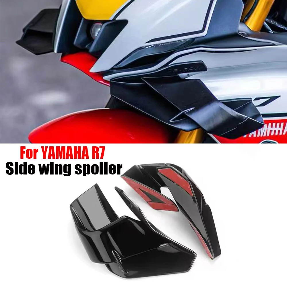 

For YAMAHA YZF-R7 2021 2022 2023 2024 2025 New motorcycle side wing fairing fender aerodynamic wing protection kit