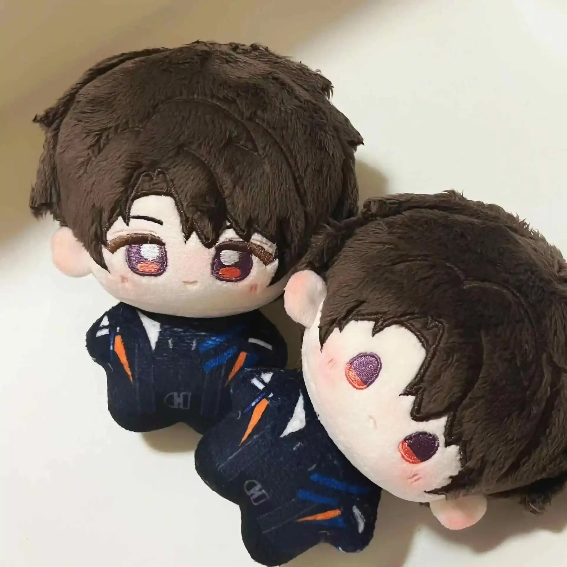 Anime nuevo amor y espacio profundo Caleb 10cm Cosplay 10cm Mini cuerpo  estrella  mar muñeco  peluche colgante llavero ju