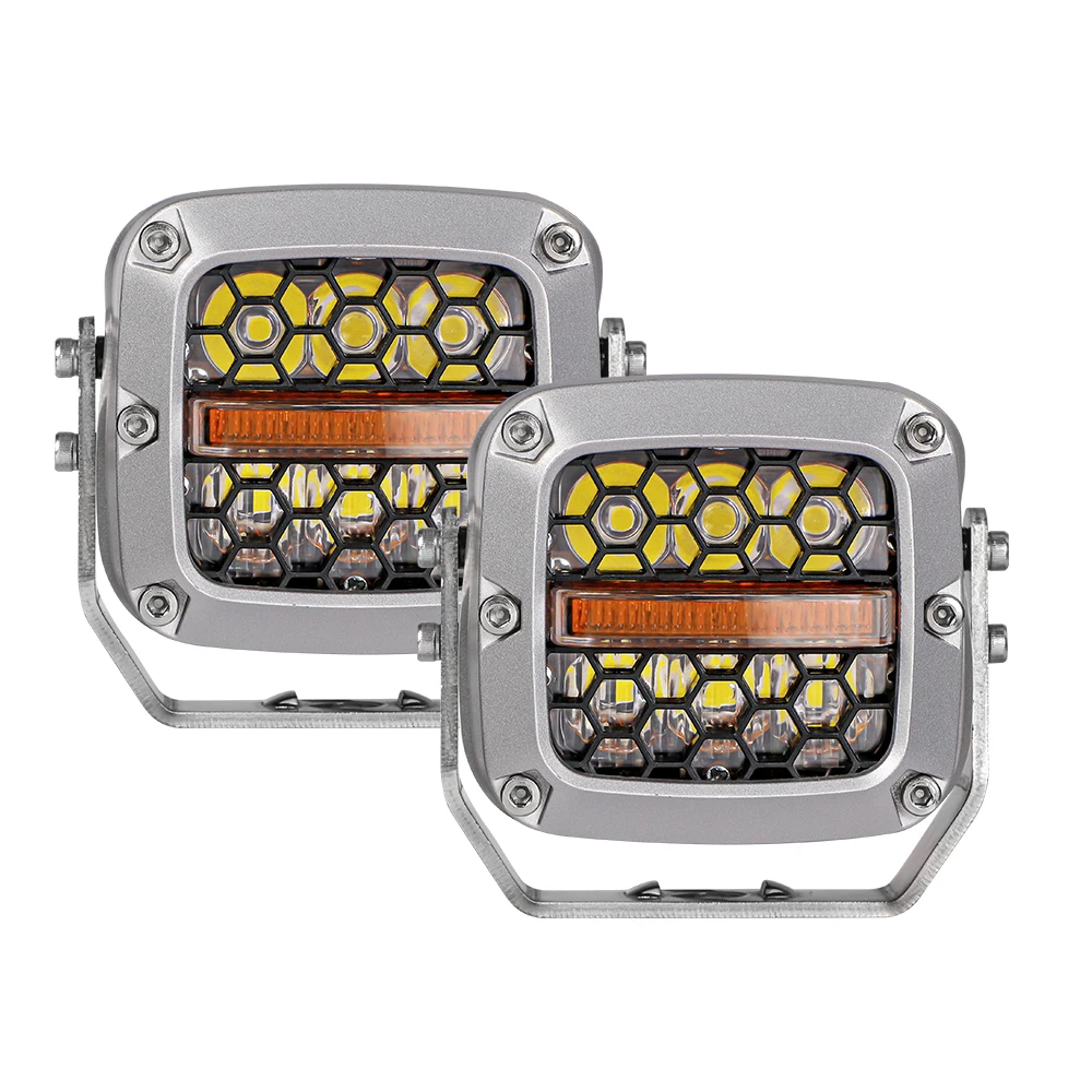 

Emark Approved LED Work Light for Jeep ATV, SUV,Motorcycle Spot Flood Combo Beam Work Lights,Car Off-Road Driving Lamp Amber DRL