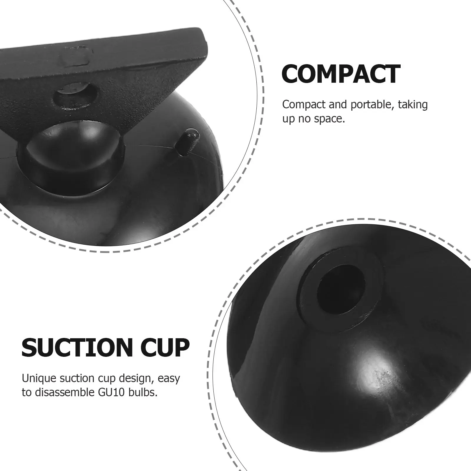 24Pcs Light Bulb Removal Tool Suction Cup for Gu10 Halogen LED Bulbs Easy Extraction Ceiling Wall Lamp Light Bulb Changer