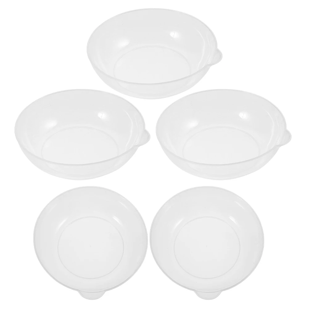 

5 Pcs Kitchen Weighing Pan Lightweight Plates Scale Powder Pans Electronic Trays Microwavable
