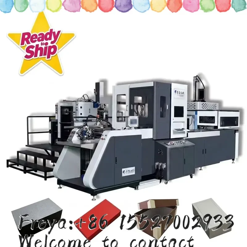 Automatic Box Folding Machine for Paper Carton and Gift Box Box Closing Machine for Corrugated and Rigid Packaging Boxes
