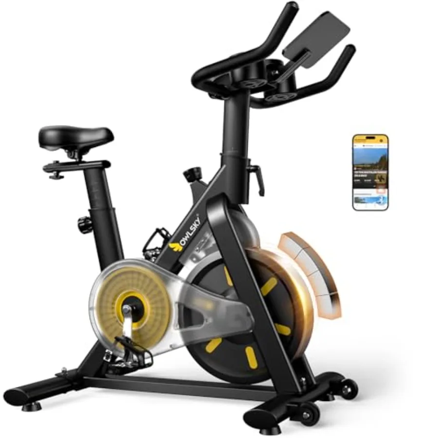 Home Fitness Exercise Bike with App Control