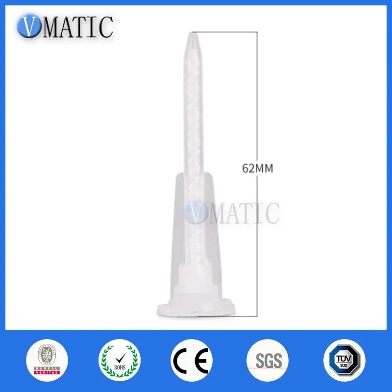 100pcs 3mm MA3.0-17S Static Mixing Nozzles, Disposable Spiral Mixer Tips for Two-Part Epoxy, Resin, Silicone (Free Shipping)