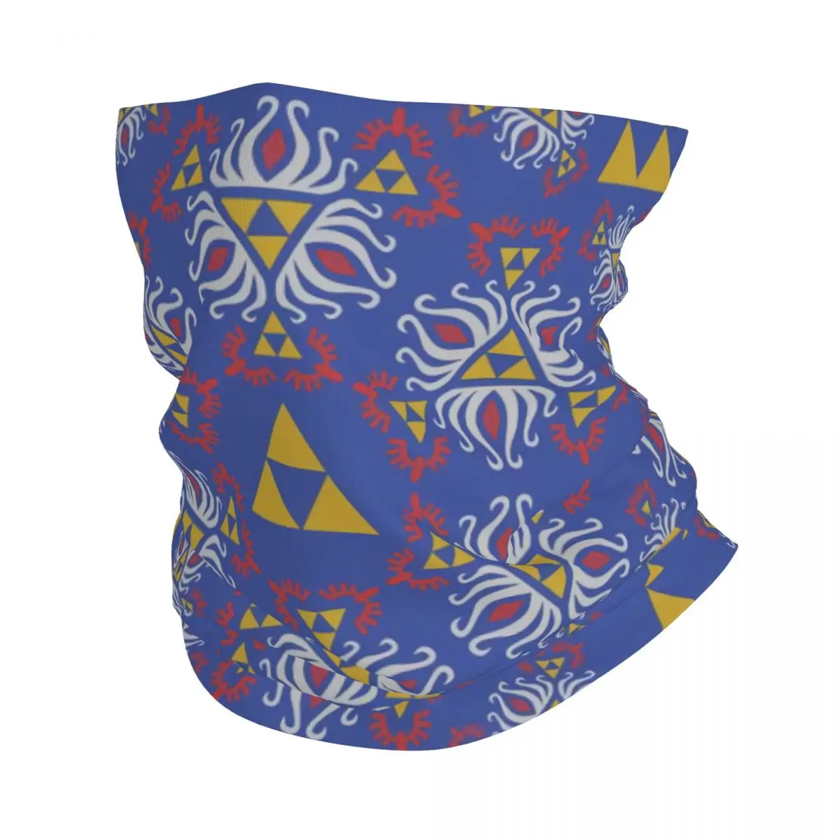 Custom Purple Zeldas Sheikah Eye Pattern Bandana Neck Warmer Women Men Winter Ski Tube Scarf Gaiter Video Gamer Face Cover