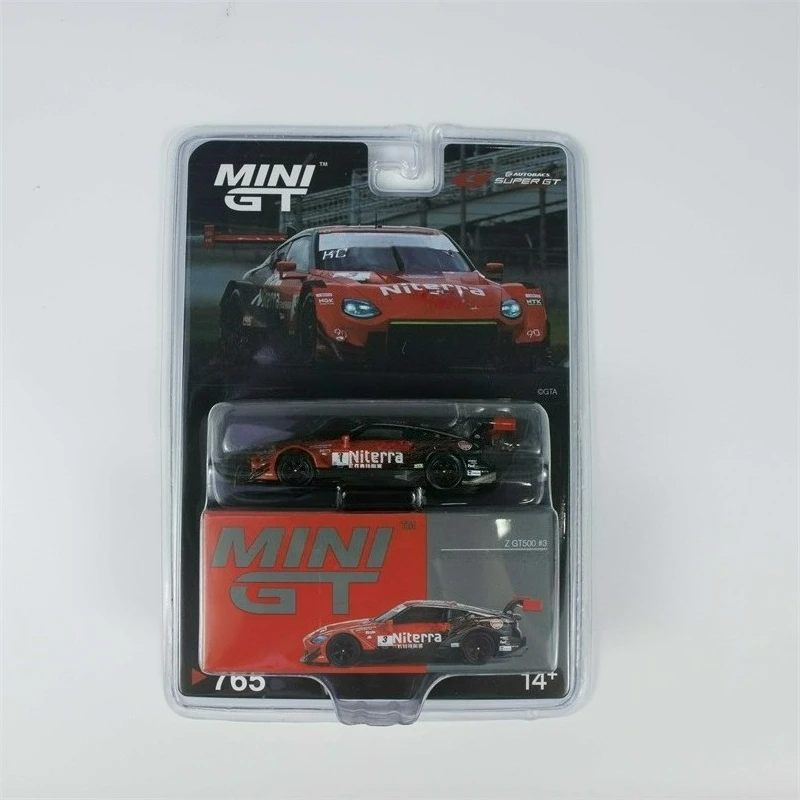 

MINI GT 1:64 Z GT500 #3 Niterra Z Red Racing Diecast Model Car