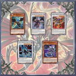 58 sztuk kart Yugioh Blackwing Deck karta DIY nieoryginalny mistrzowski pojedynek