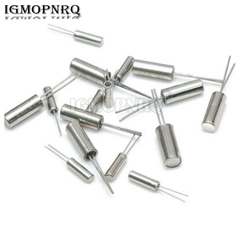 10PCS 2*6 Cylindrical Crystal Oscillator 2x6 6/8/12/16/20/24/25/26/27/32.7698 6M 8M 12M 16M 20M 24M 25M 27M 32.768M Oscillator