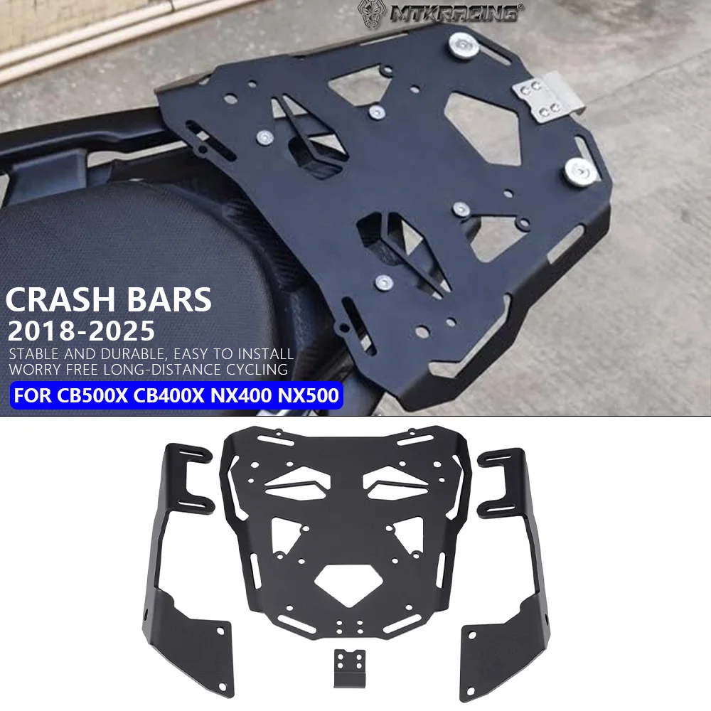 

Для HONDA CB500X CB400X 2018-2023 NX400 NX500 2024-2025 багажник верхний чехол задняя стойка багажник аксессуары для мотоциклов задний багаж