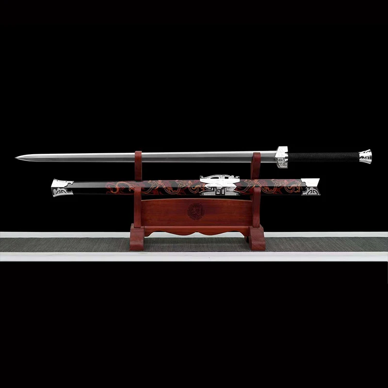 Chinese Han Jian,  Chinese Sword,Real Steel Blade Diamonds Shape, Home Decoration, Ornament , Real Sword, Christmas Gift - view 4