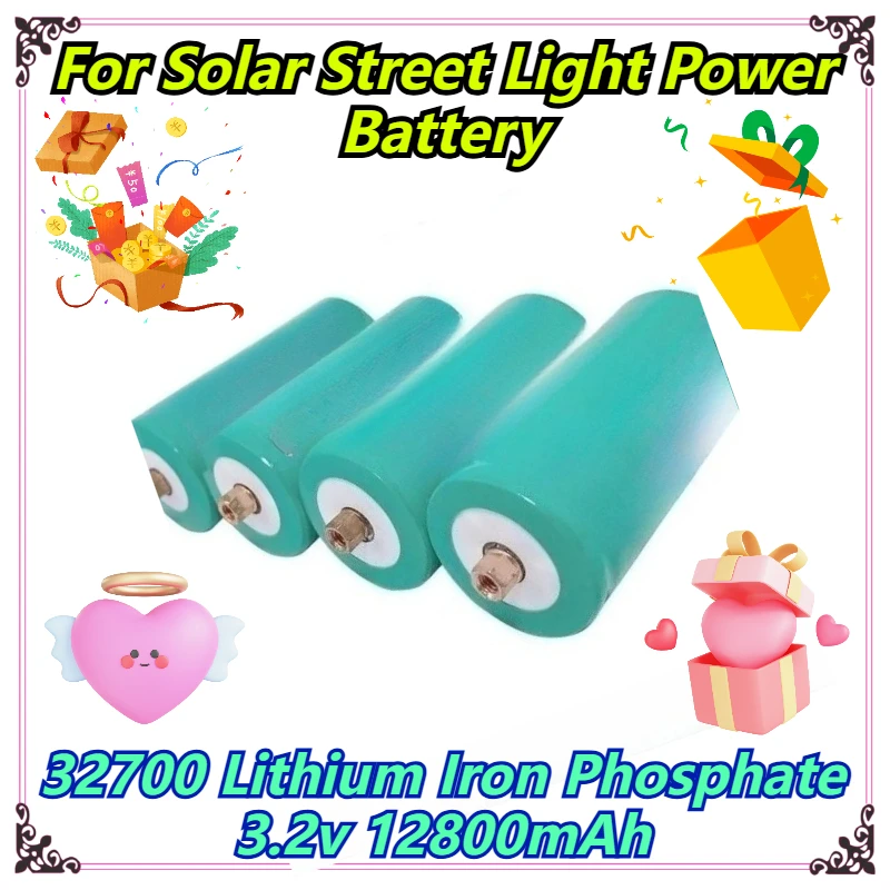 

32700 Lithium Iron Phosphate 3.2v 12800mAh For Solar Street Light Power Battery