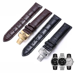 Genuine Leather watchband For Tissot Le Locle T41 T006 PRC200 Watch Strap 18 19 20 22mm Wrist Bracelet 1853 Band free shipping