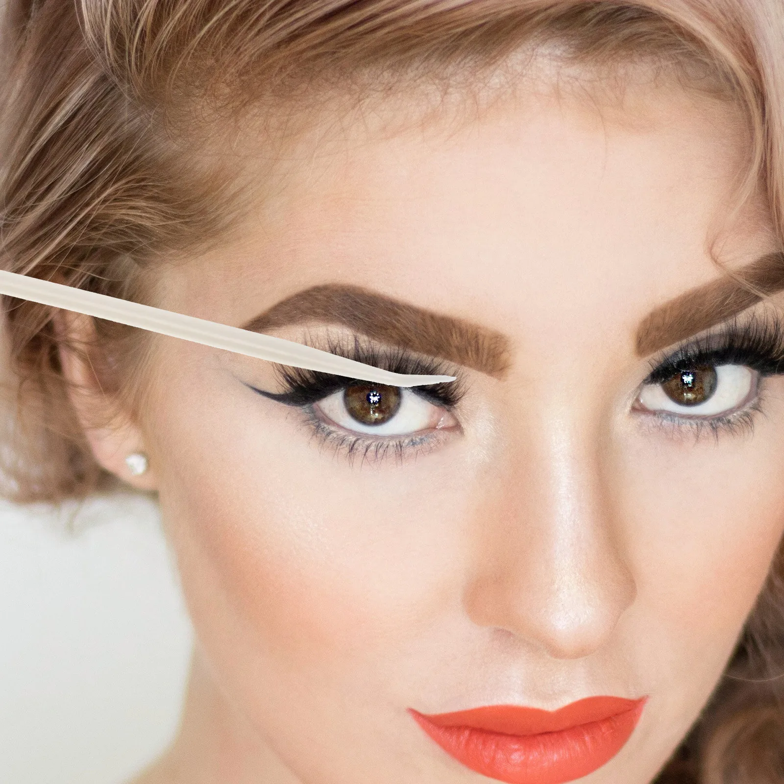 40 قطعة أدوات رفع الرموش رمش تطعيم العصي الصغيرة المحمولة رمش الشباك بيرم رفع لوازم لاش رفع أداة #6