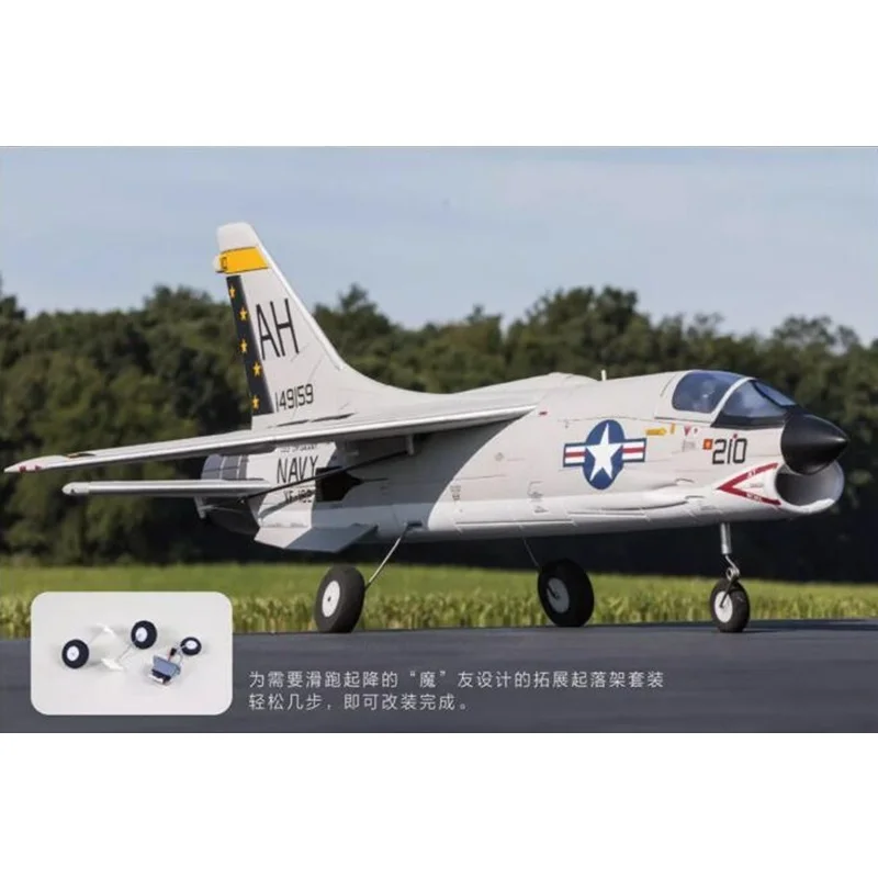 

Новый популярный радиоуправляемый самолет Freewing F-8E Crusader с 64-мм импеллером, размах крыльев 545-825 мм, для любителей авиации