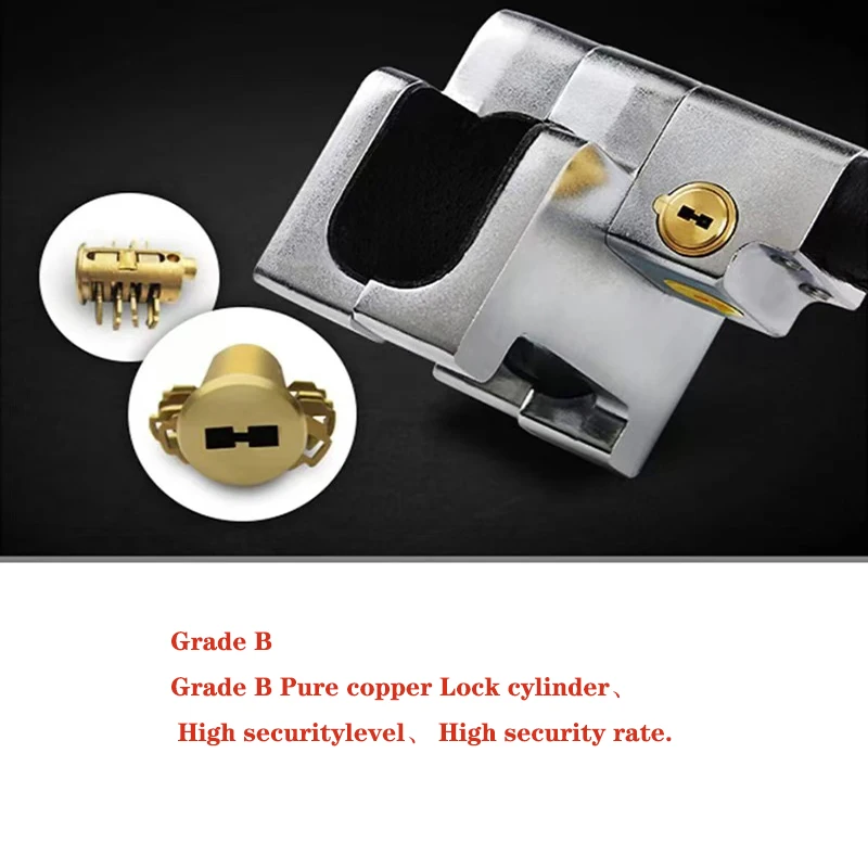 Universal Car Steering Wheel Lock Universal Security Car Anti Theft Safety Alarm Lock Retractable Anti Theft Protection T-Locks