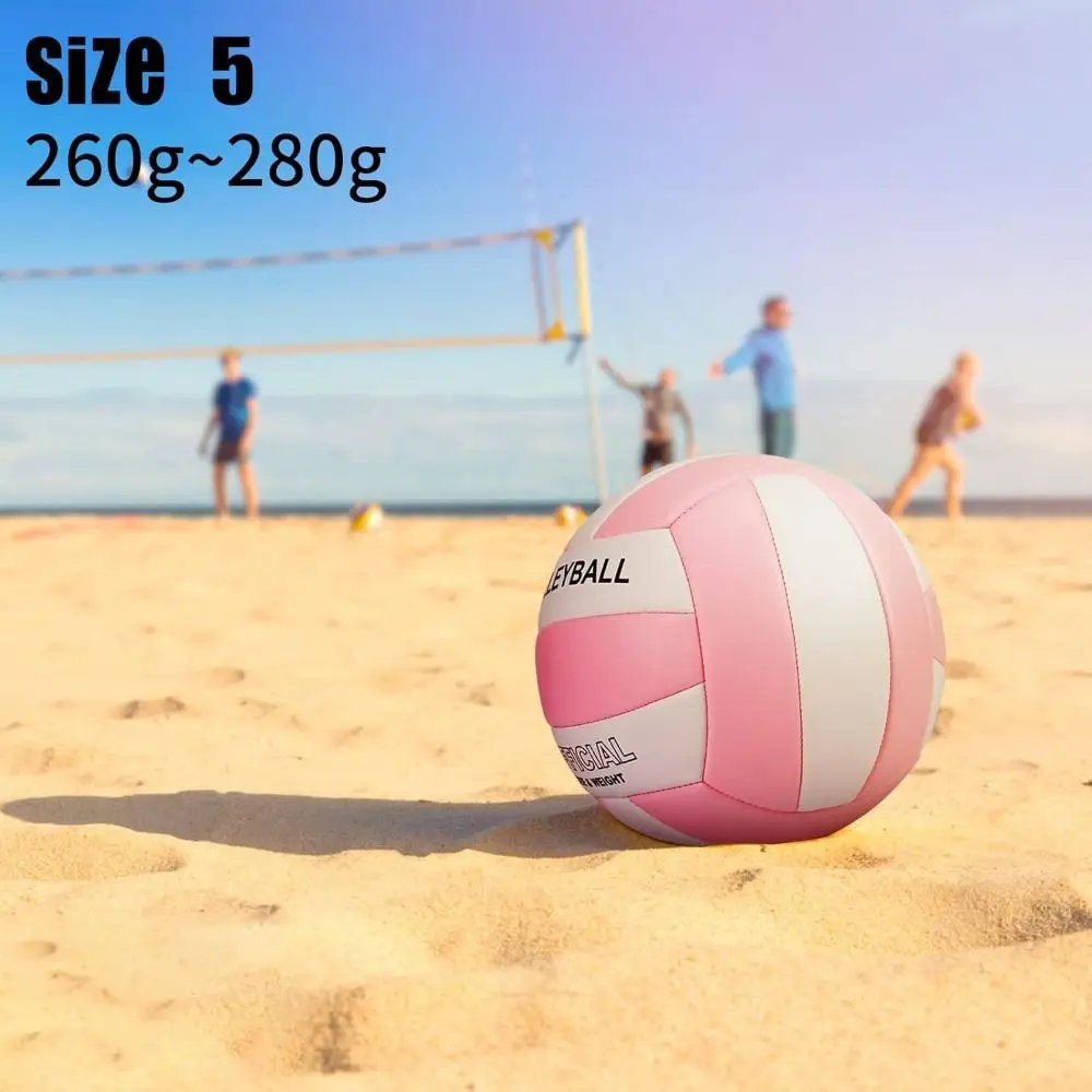 Machine-sewn Size 5 Volleyball Indoor Practice Non-slip Professional Volleyballs Good Air Tightness Wear-resistant