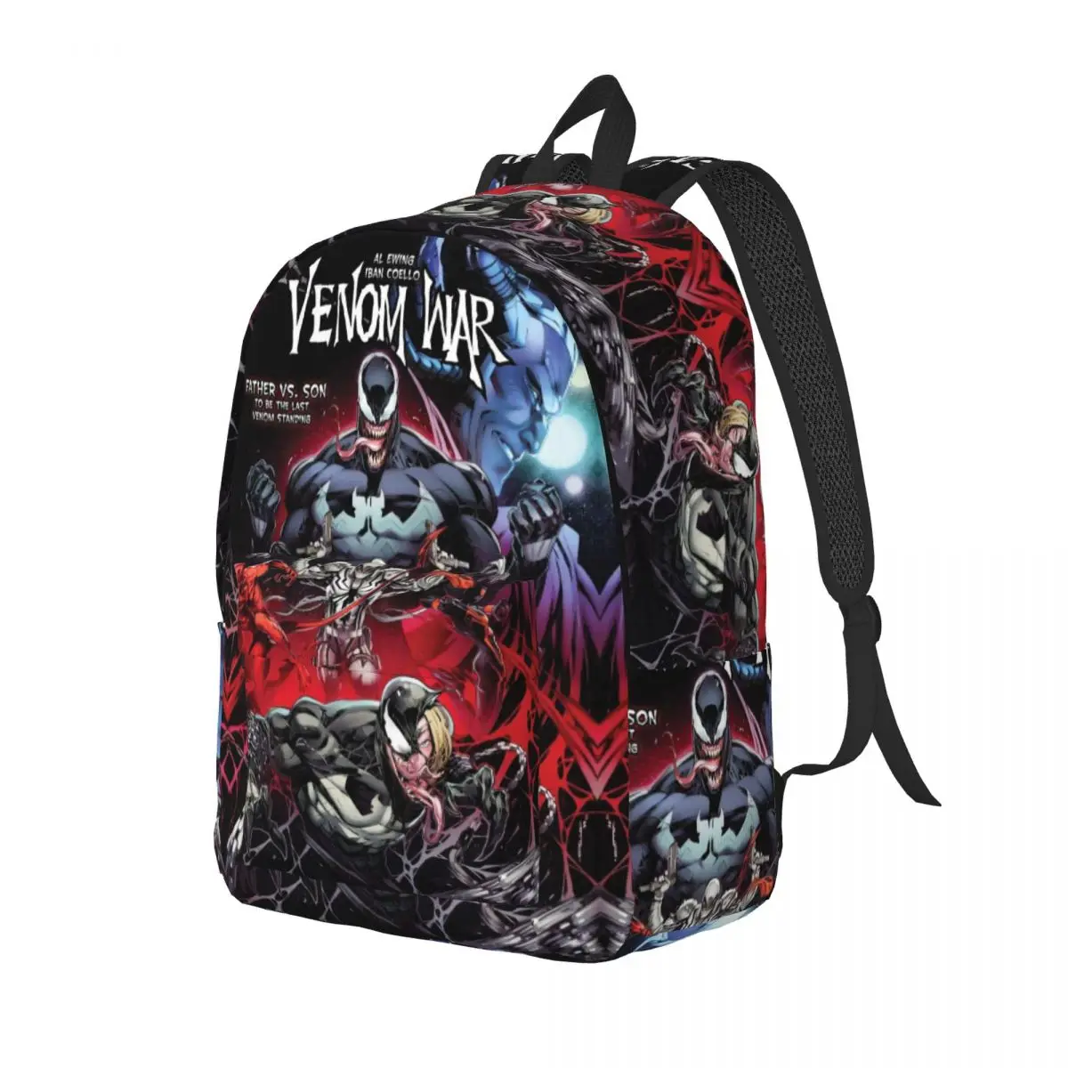 Custom Venom Wallpaper Laptop Backpack Women Men Casual Bookbag for School College Students Bags