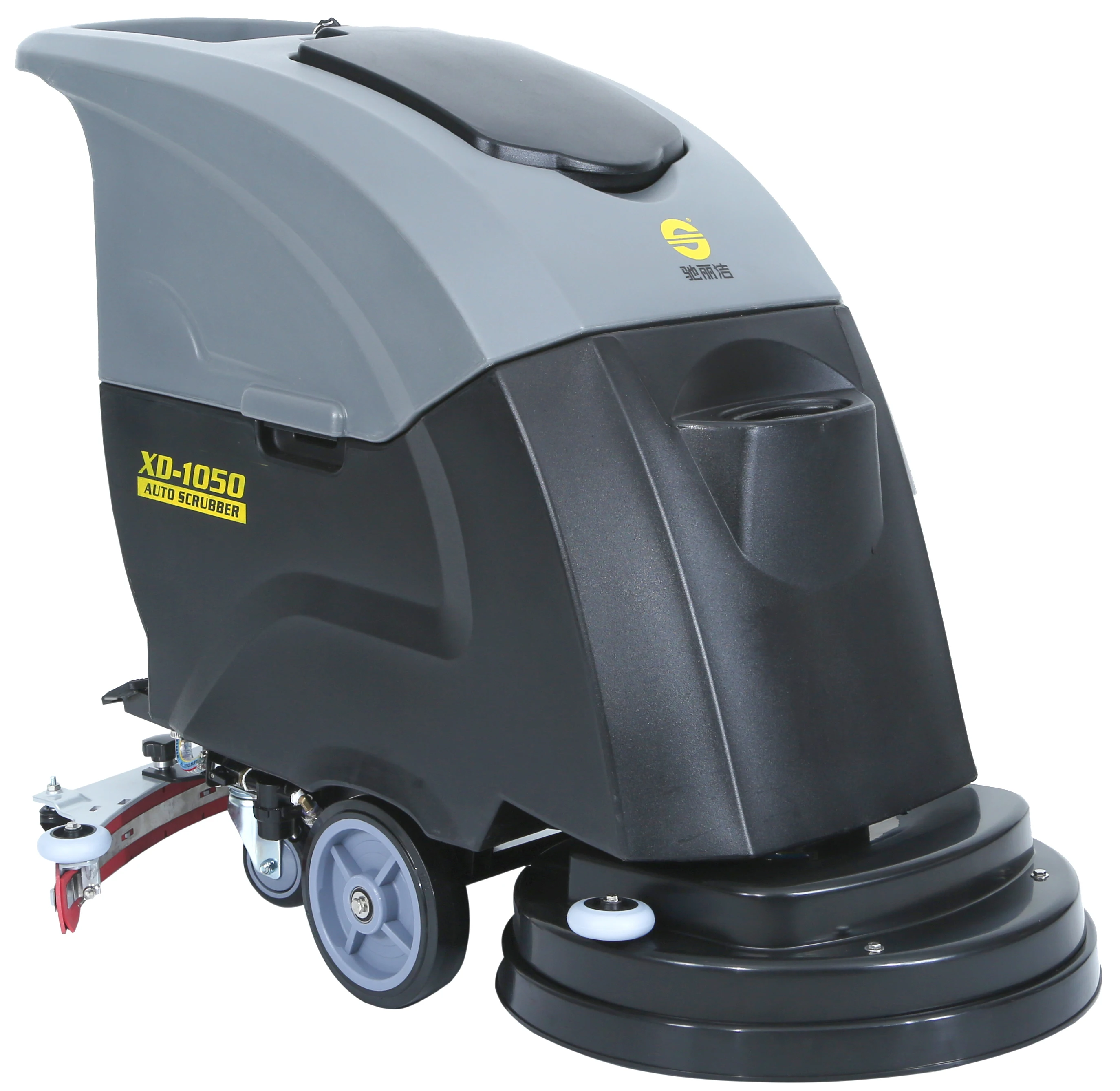 Auto scrubber with battery floor scrubber machine floor cleaning machine automatic road cleaning machine