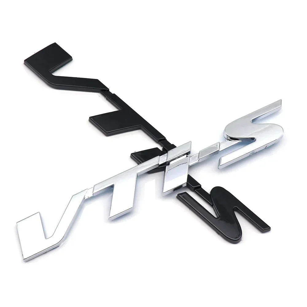 ABS 15.8x2cm VTI-S Badge For Honda City Odyssey CRV NSX Pilot Jade Insight Elysion CRZ Car Emblem Body Sticker Decal Decoration