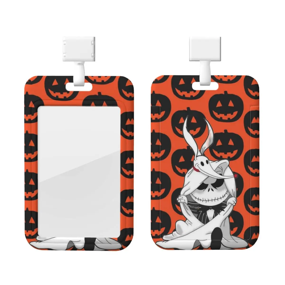 

Custom Jack Skellington Lanyard ID Protector Badge Card Unisex Student Campus Lanyard Cards Holder Credentials Accessories