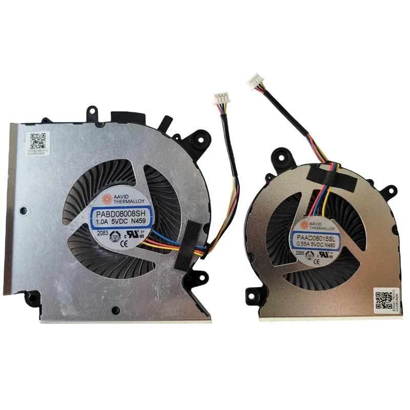 New Compatible  GPU and CPU Fan for MSI Katana GF76 Pulse GL76 MS-17L1 GF66 11UC Pulse GL66 11UEK MS-1581 MS-1583 Series DC5V