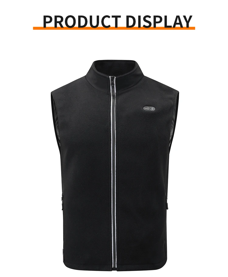 Zone 17 Intelligente Heizweste mit Reißverschluss, Isolierende und Wärmeisolierende Jacke für Outdoor-Aktivitäten, ohne Powerpack. Ca – Detail 13