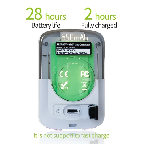 Imagen 2 del producto Ordenador inalámbrico para bicicleta, GPS, odómetro MPH KM/H, velocímetro para bicicleta, rastreador de odómetro para ciclismo, pantalla LCD con retroiluminación