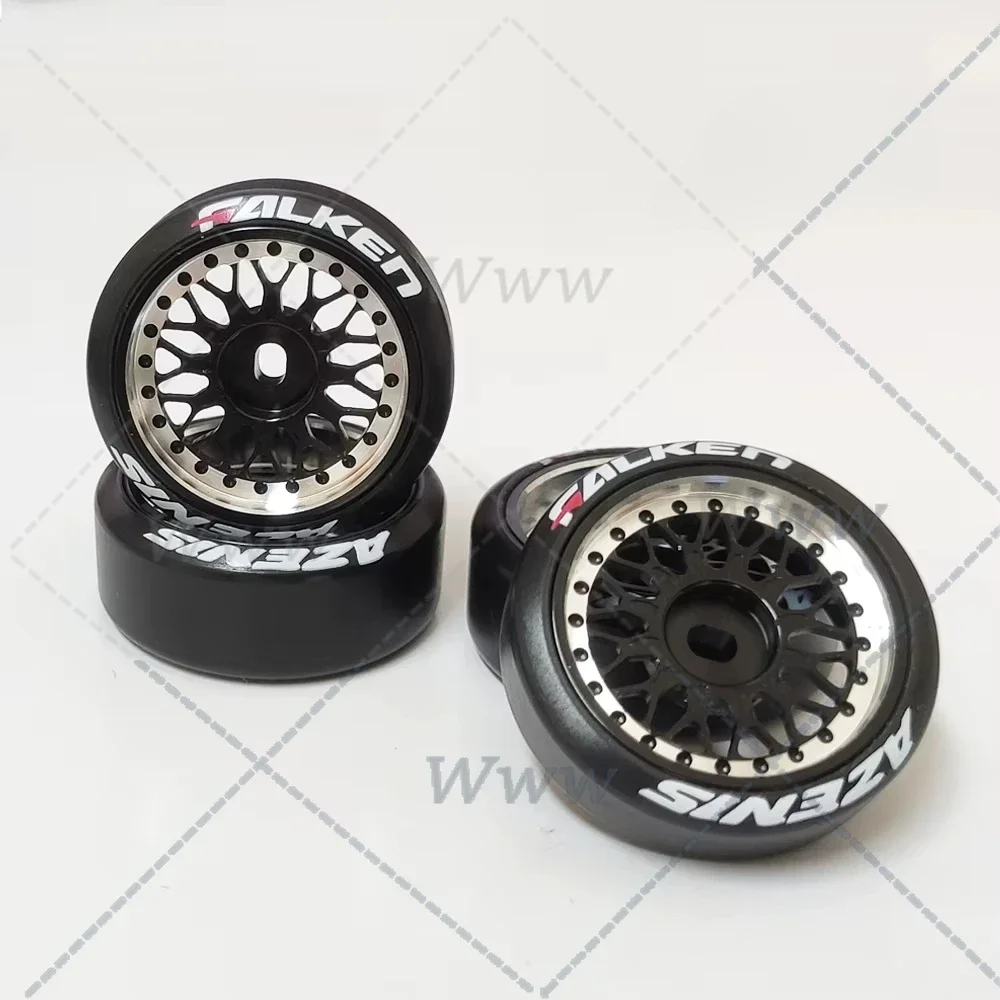 Металлическое колесо TG Racing 22 мм с дрифтовой шиной для радиоуправляемого автомобиля AWD BM RW00 XRX HGD1 WLtoys K969