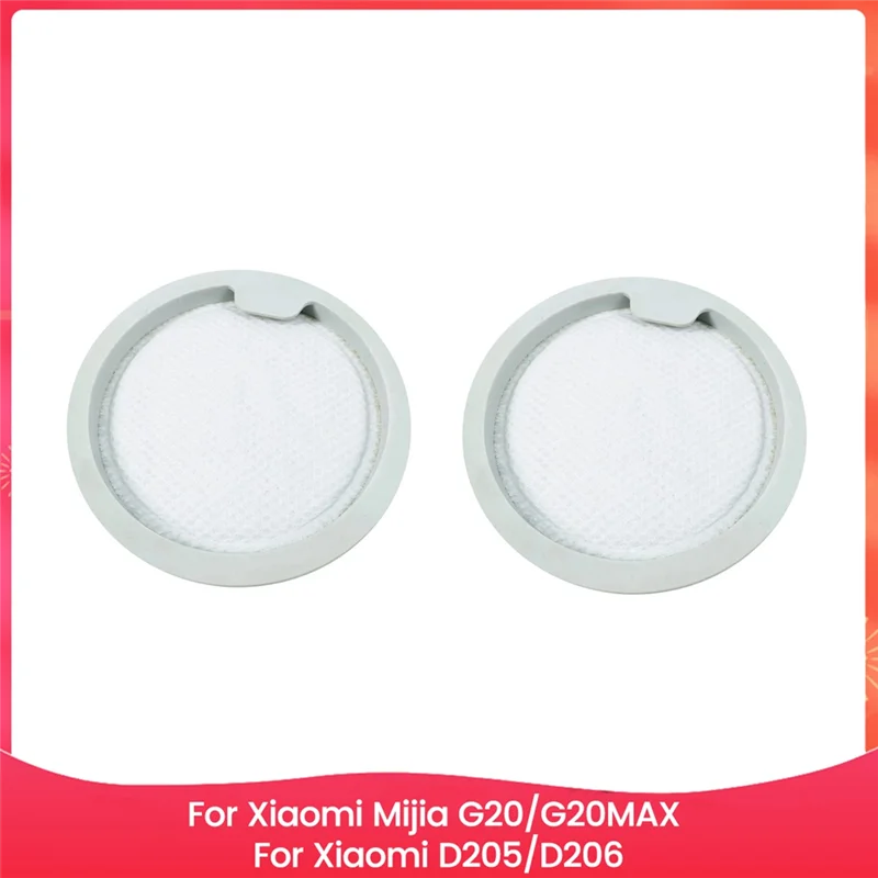 【ベルセルク】2 個フィルター Xiaomi Mijia G20/G20MAX Xiaomi D205/D206 掃除機スペアパーツ HEPA フィルター
