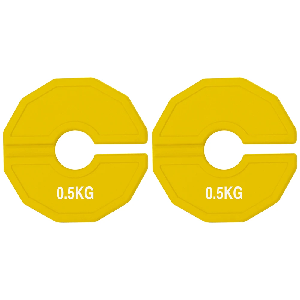 2Pcs Standard Weight Plates Non Slip Micro Weight Plates Set Multi-Function Barbell Free Weight Plate Set for Weightlifting